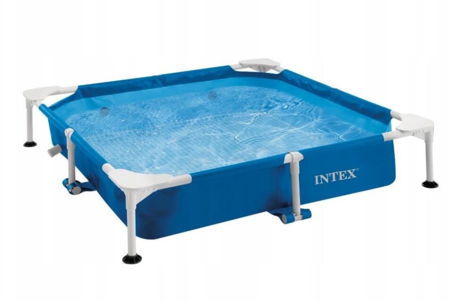 Каркасный бассейн для собак фильтр-насос, скиммер 152х152х30см 1шт/упак 48402
